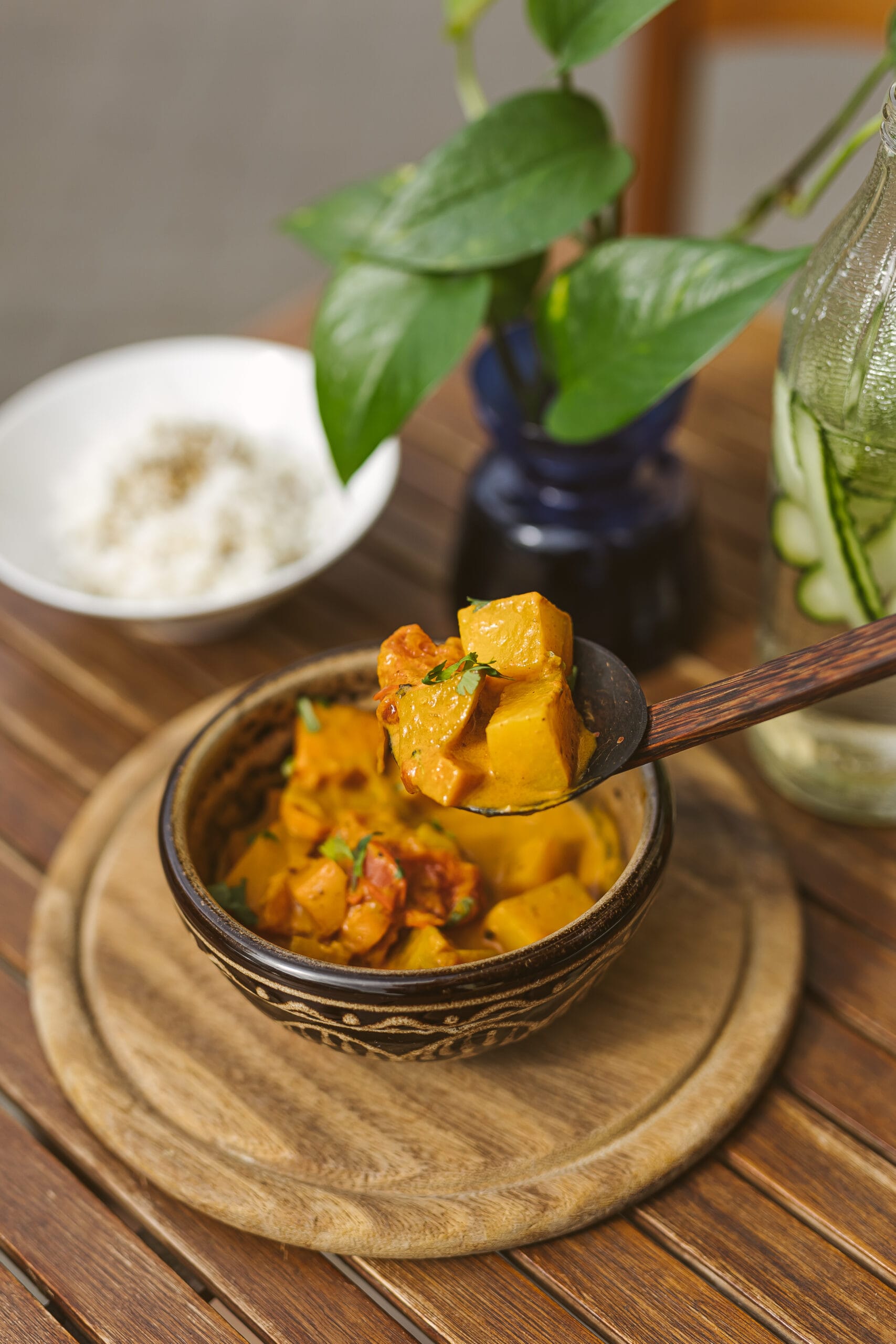 Augaliniai Pan Azijos virtuves patiekalai