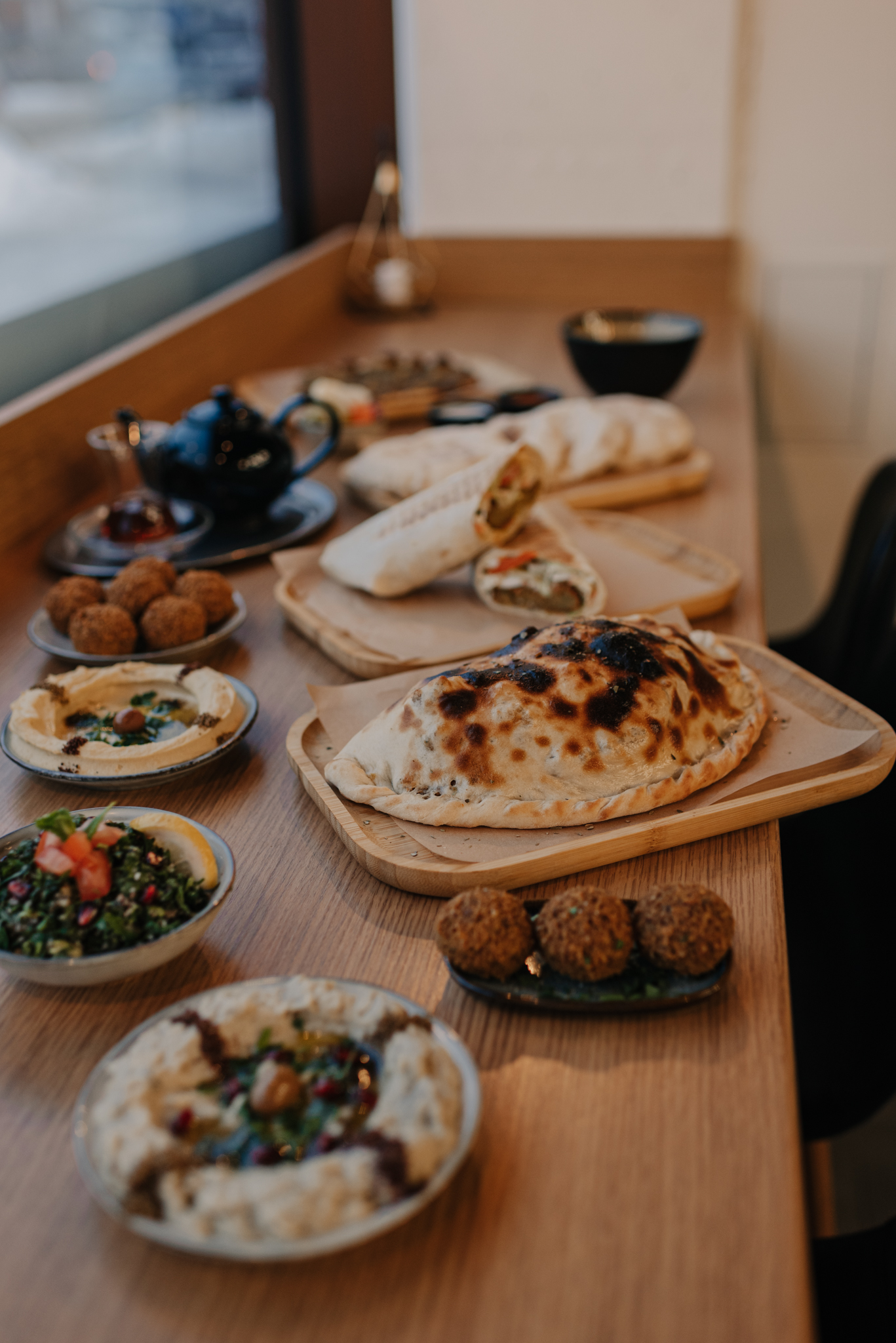 Augaliniai patiekalai Petra bakery & shawarma