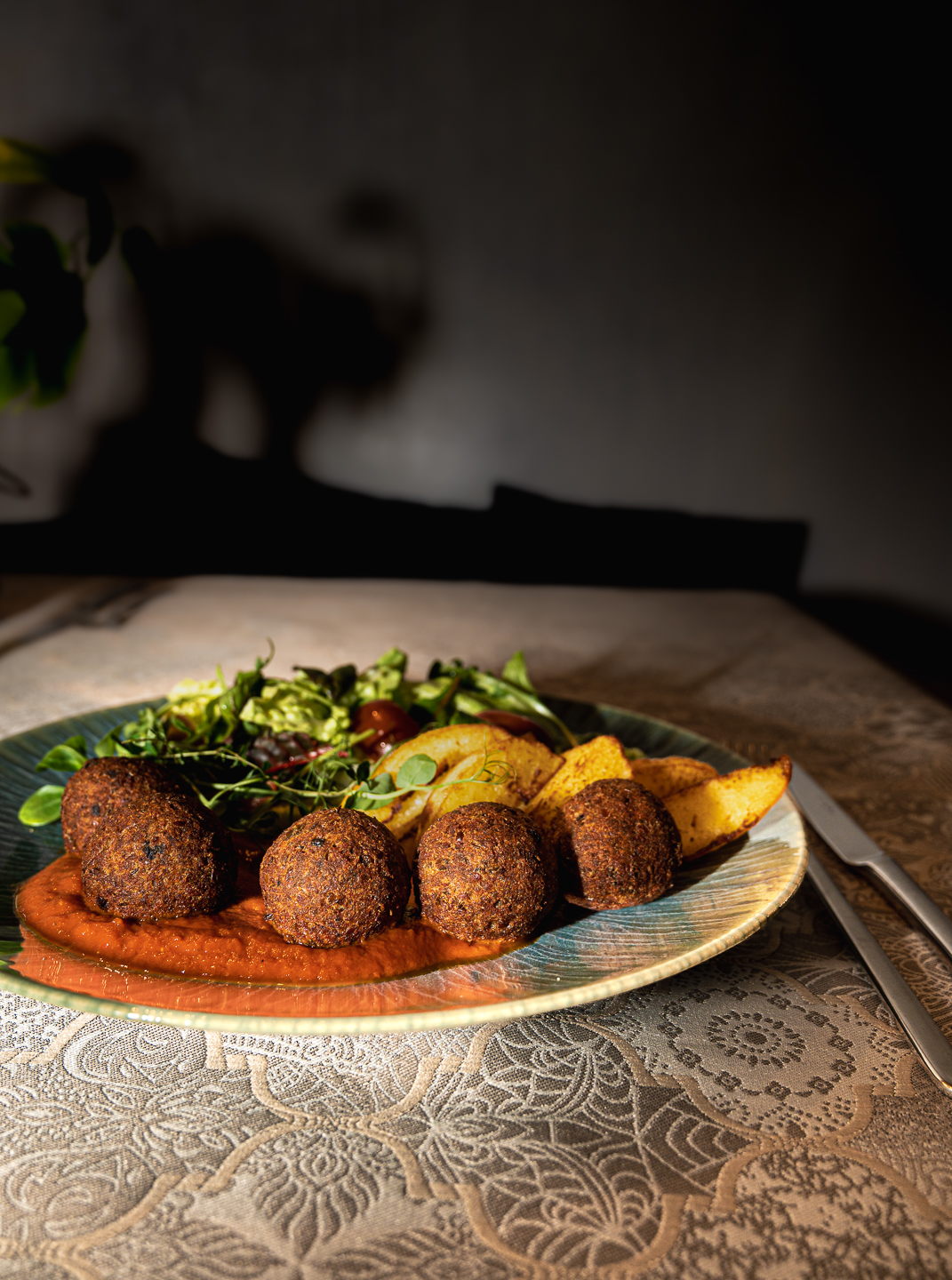 Falafeliai ir bulvytes