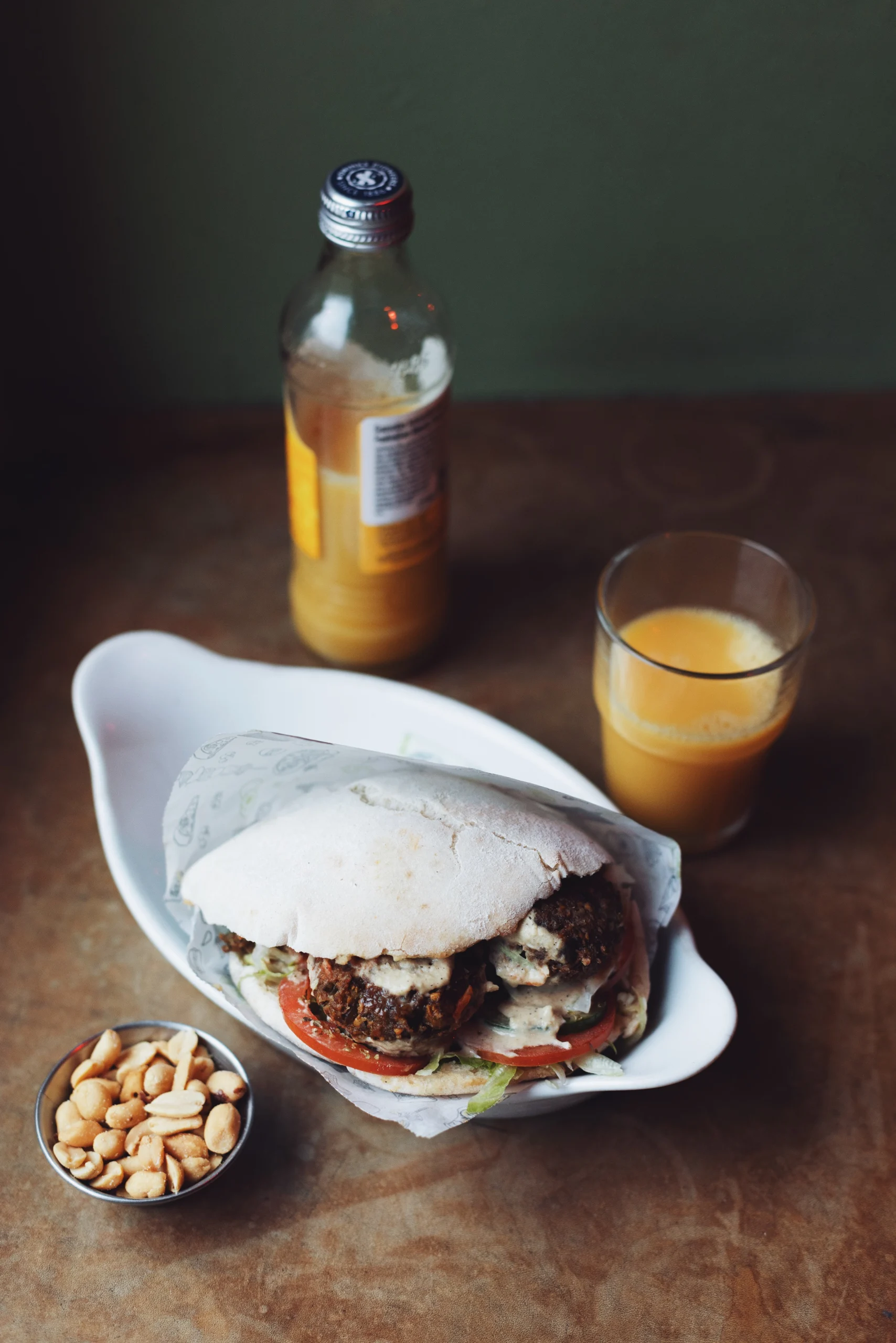 Pita su falafeliais