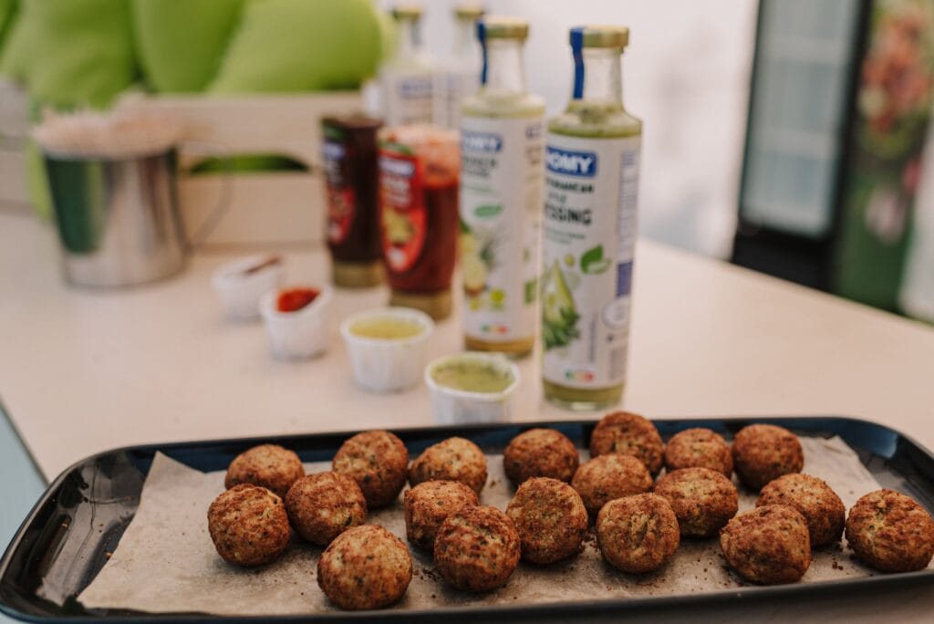 Garden dourmet falafeliai