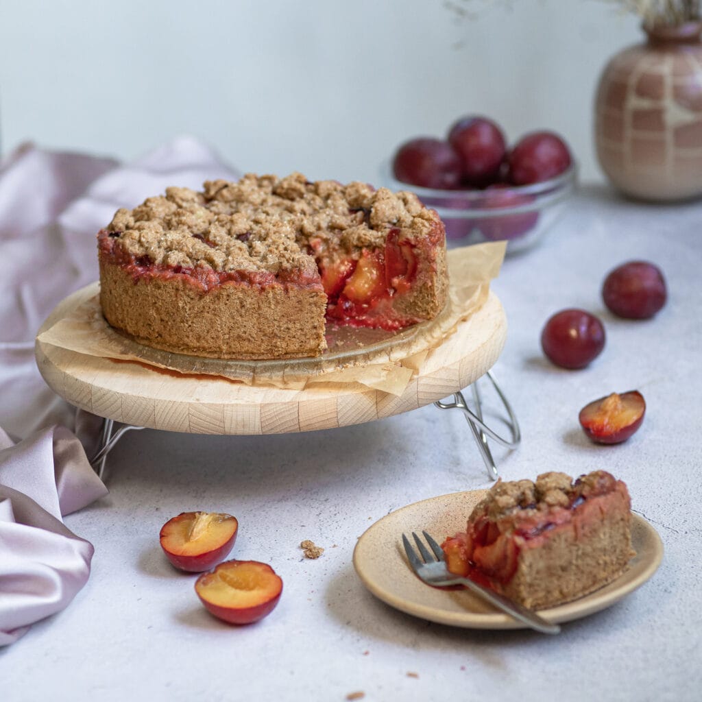 Šviežių slyvų pyragas