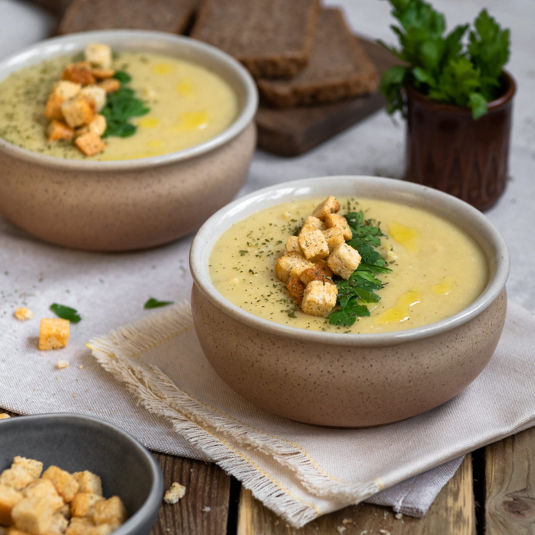 Kreminė bulvių sriuba